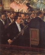 Edgar Degas The Opera Orchestra oil on canvas